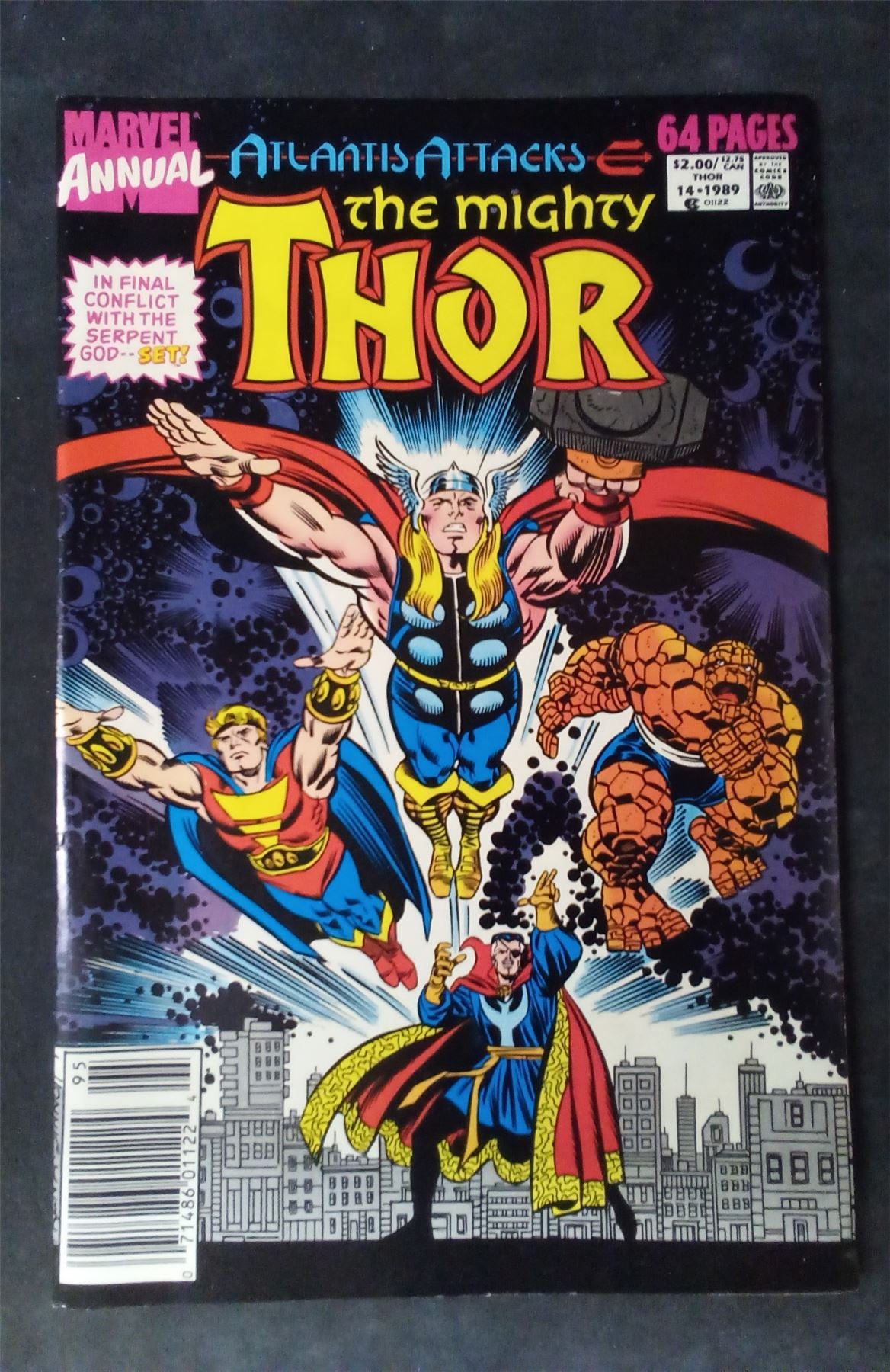 The Mighty Thor Annual #14 1989 marvel Comic Book