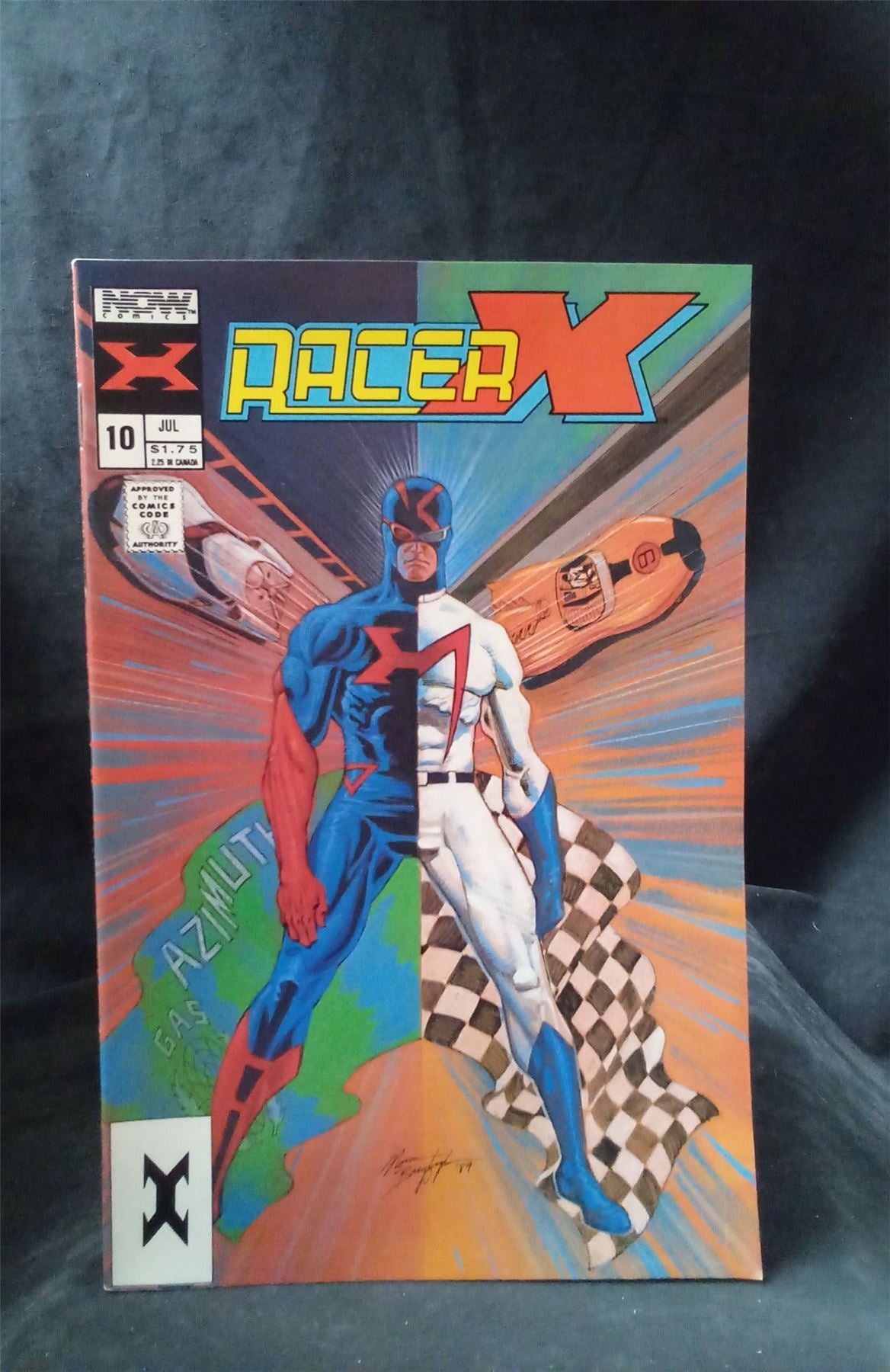Racer X #10 1989 now-comics Comic Book