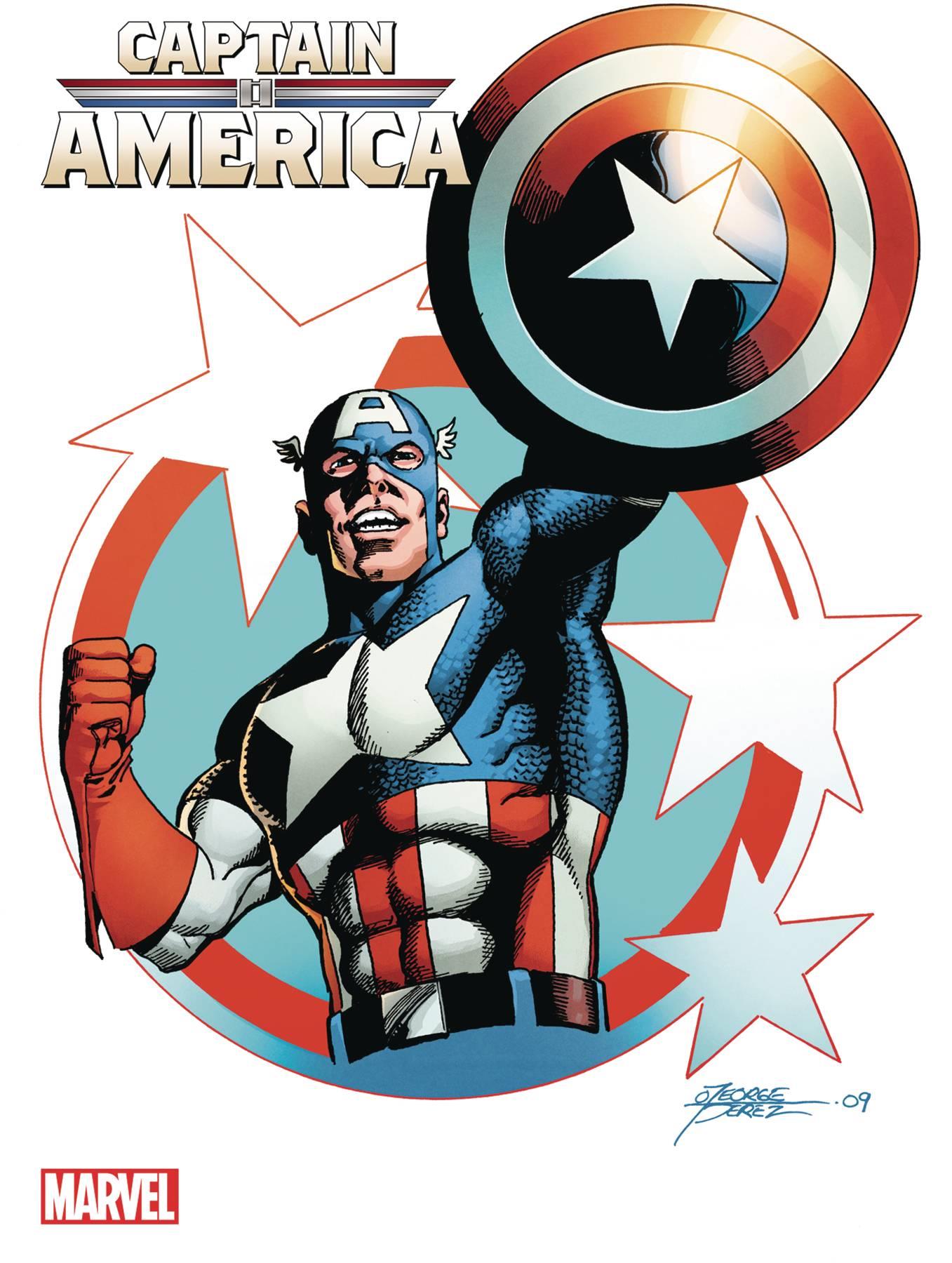 Captain America #1 George Perez Var (George Perez Var) Marvel Prh Comic Book 2023