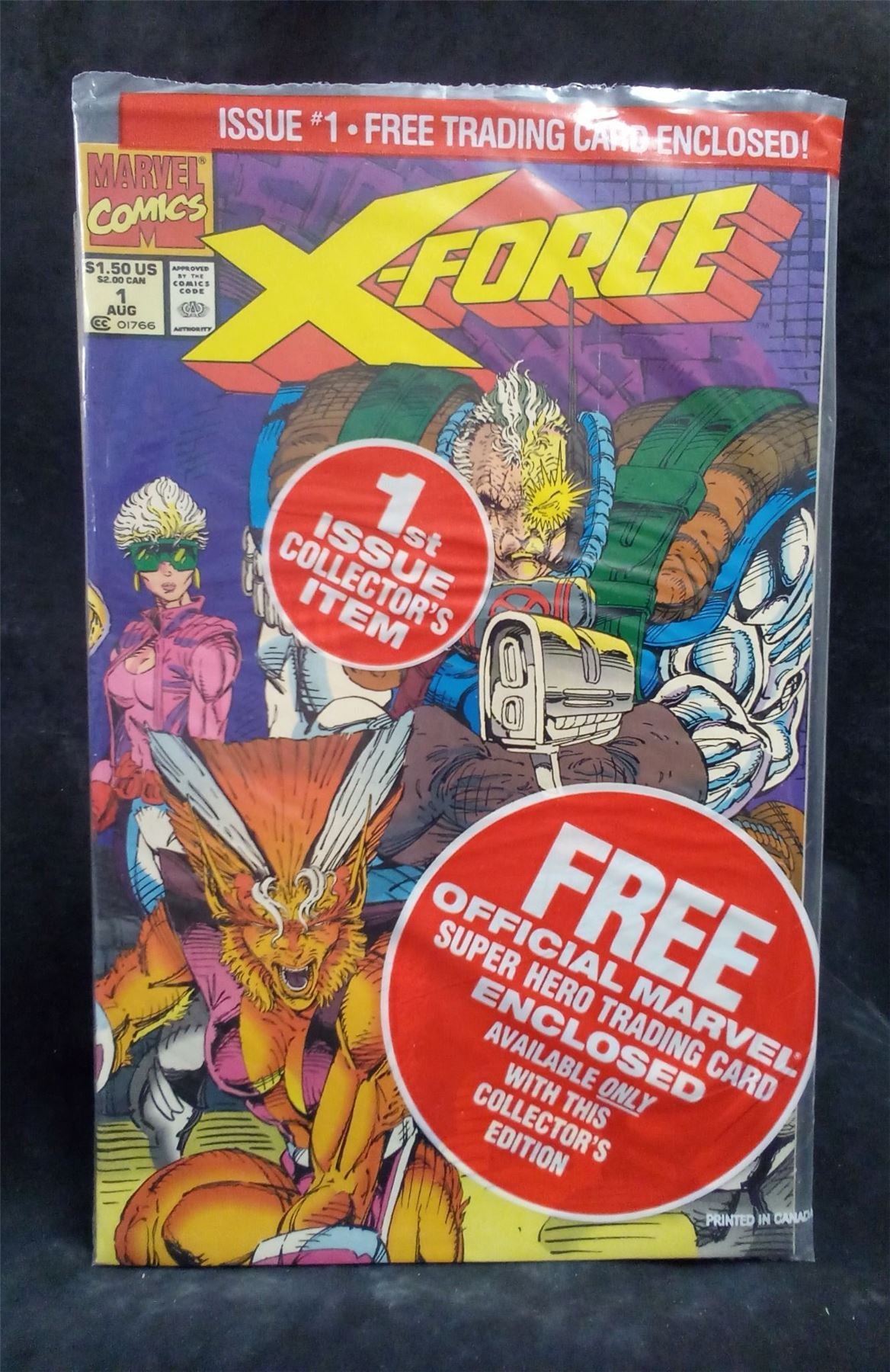 XForce #1 Sealed w/ Trading Card Marvel Comics Comic Book