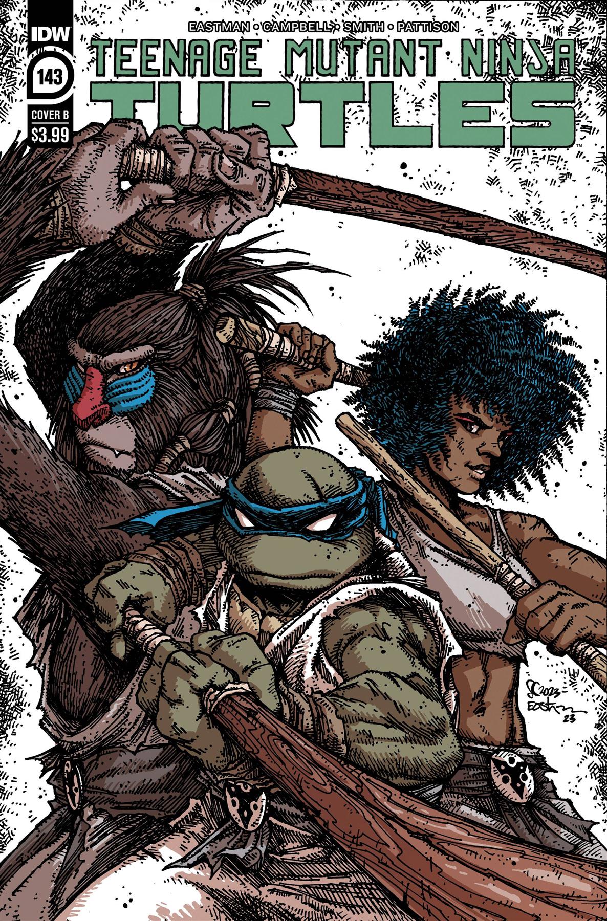 Tmnt Ongoing #143 Cvr B Eastman Idw-prh Comic Book