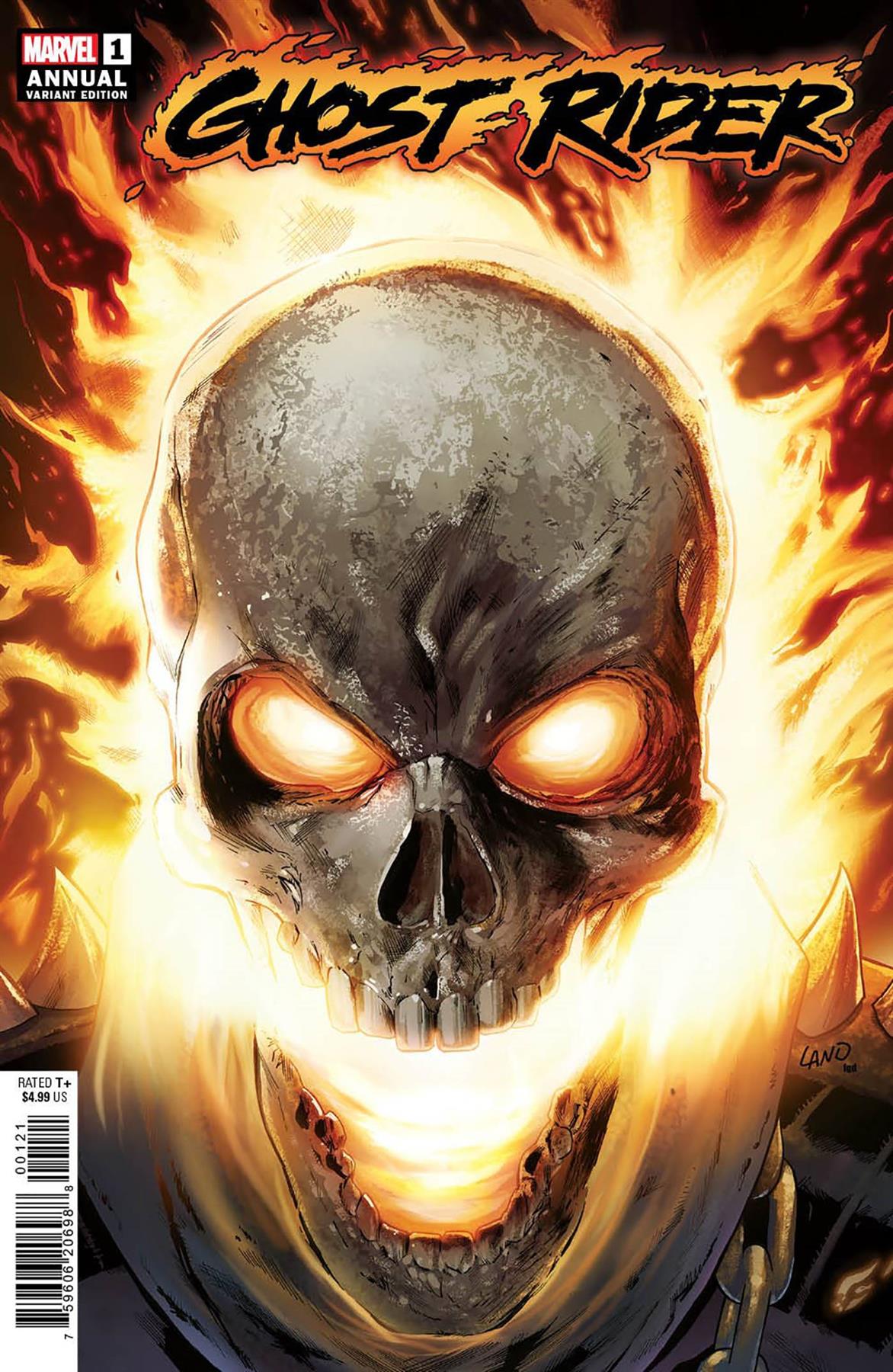Ghost Rider Annual #1 Greg Land Var () Marvel Prh Comic Book 2023