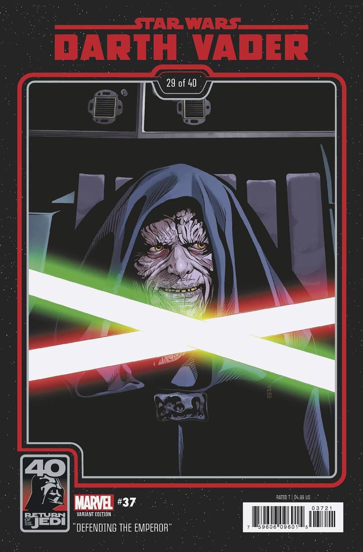 Star Wars Darth Vader #37 Return Of Jedi 40th Anniv Var (Return Of Jedi 40th Anniv Var) Marvel Prh Comic Book 2023