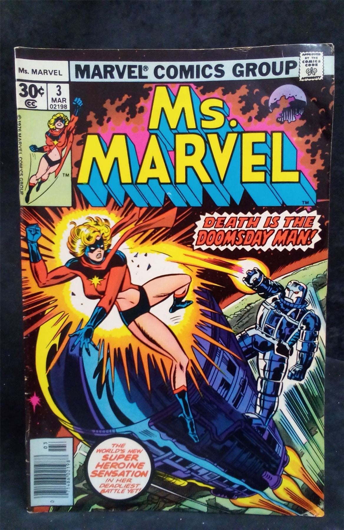 Ms. Marvel #3 (1977 Marvel Comics Comic Book