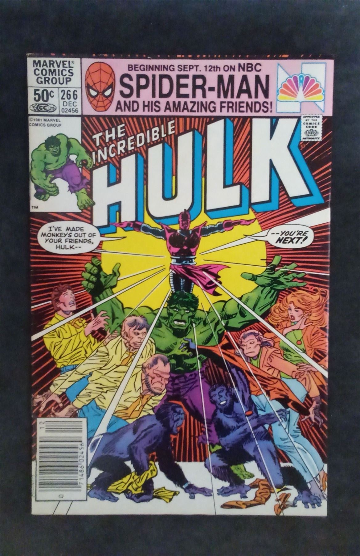The Incredible Hulk #266 1981 marvel Comic Book