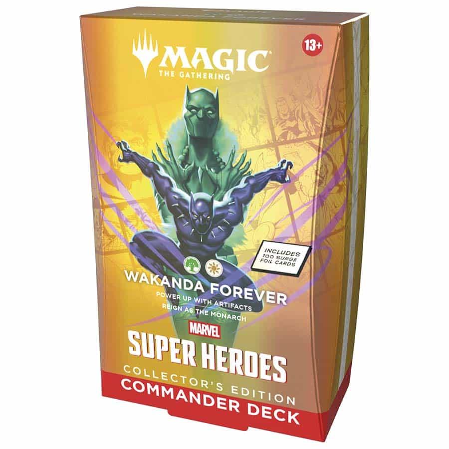 MTG TCG Universes Beyond- Marvel Super Heroes Commander Deck: Wakanda Forever; Collector's Edition By Wizards of the Coast