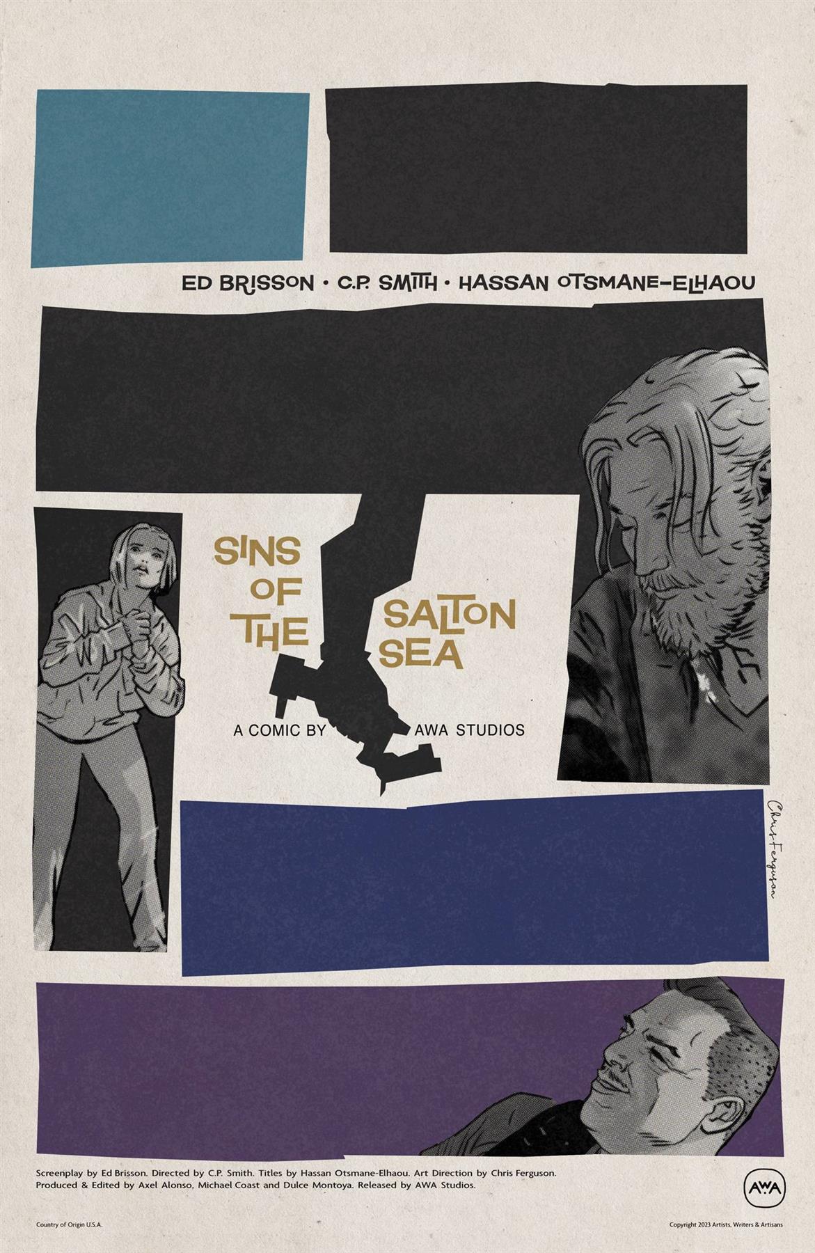 Sins Of The Salton Sea #1 (of 5) Cvr C Ferguson (net) (mr) Artists Writers & Artisans Inc Comic Book