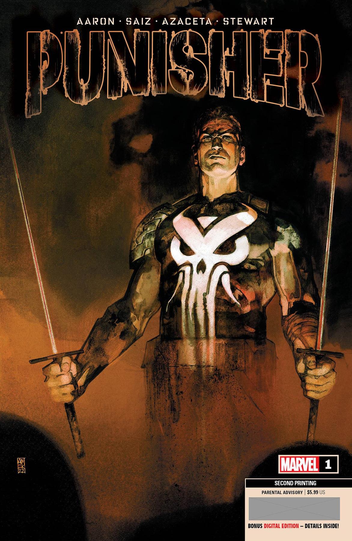 Punisher #1 2nd Ptg Maleev Var Marvel Prh Comic Book