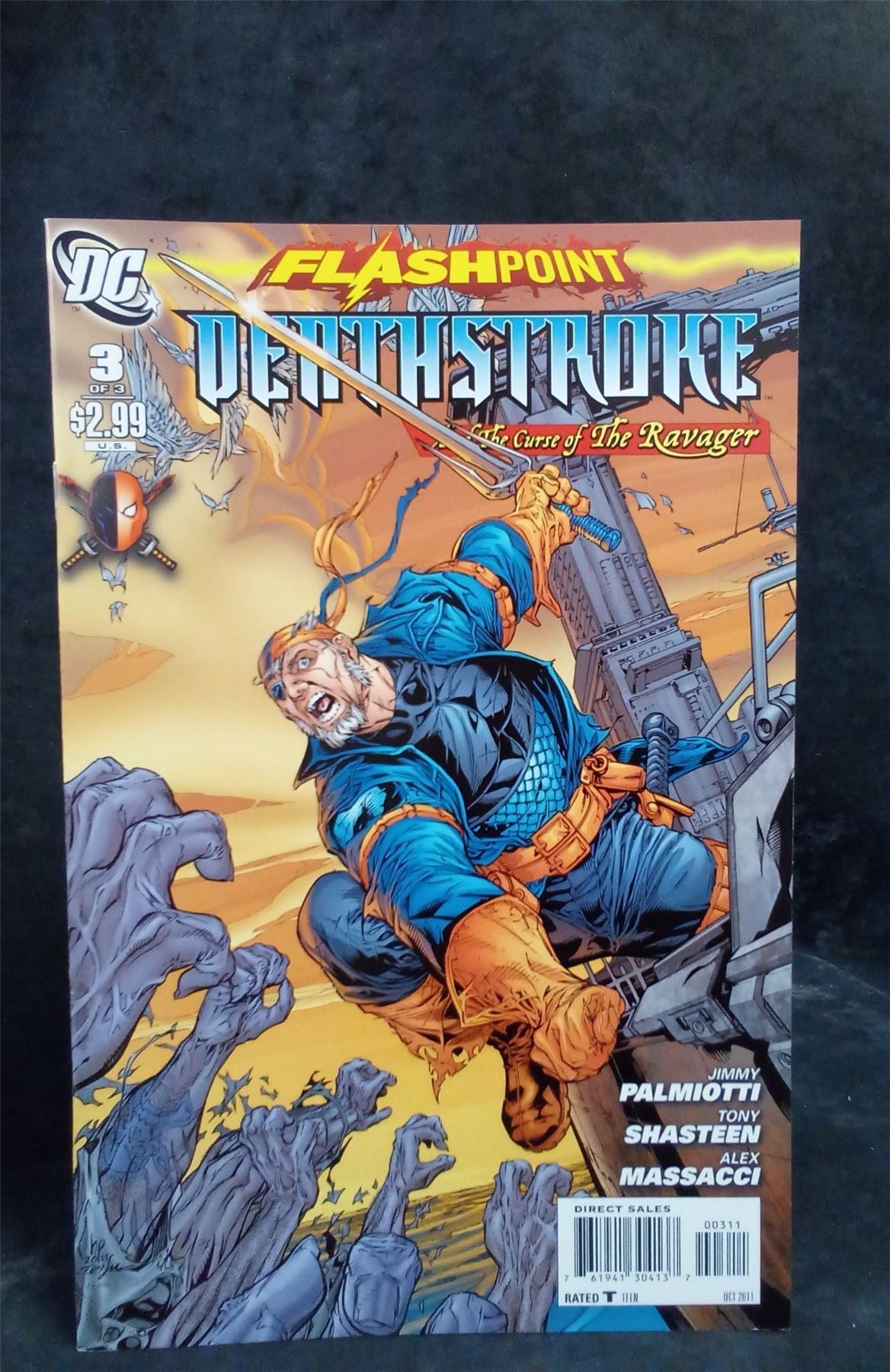 Flashpoint: Deathstroke and the Curse of the Ravager #3 2011 DC Comics Comic Book