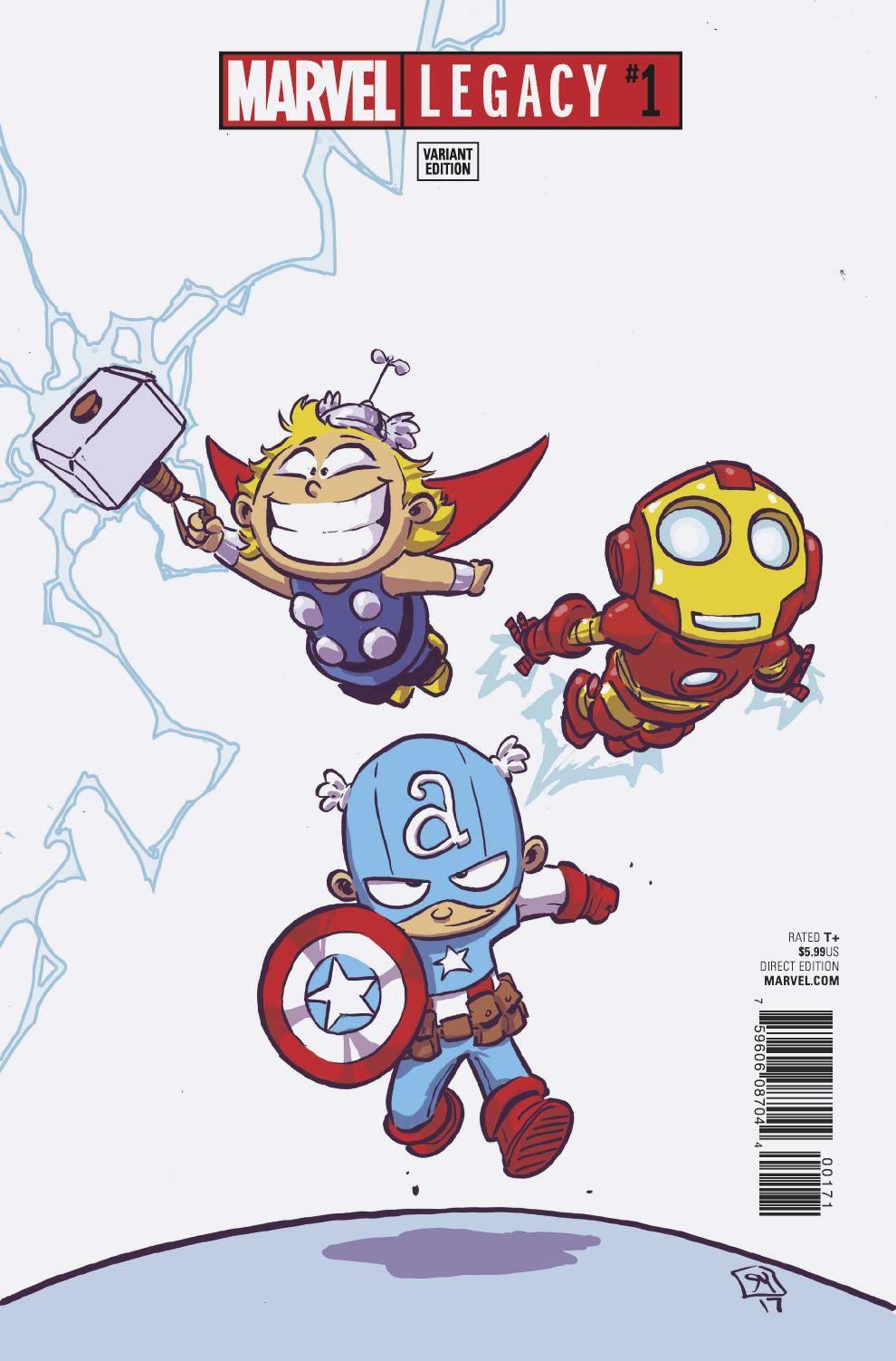 Marvel Legacy Young Var (Young Var) Marvel Comics Comic Book