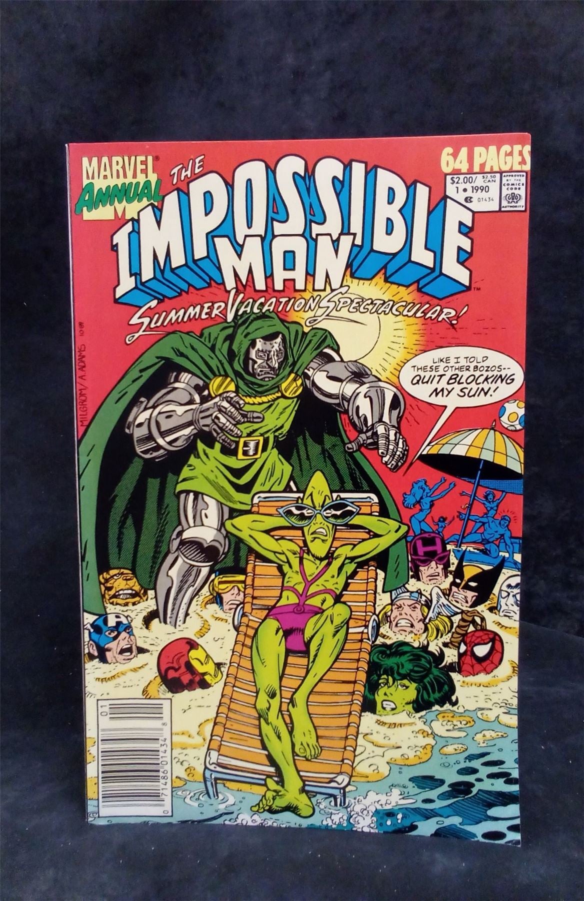 The Impossible Man Summer Vacation Spectacular #1 1990 Marvel Comics Comic Book