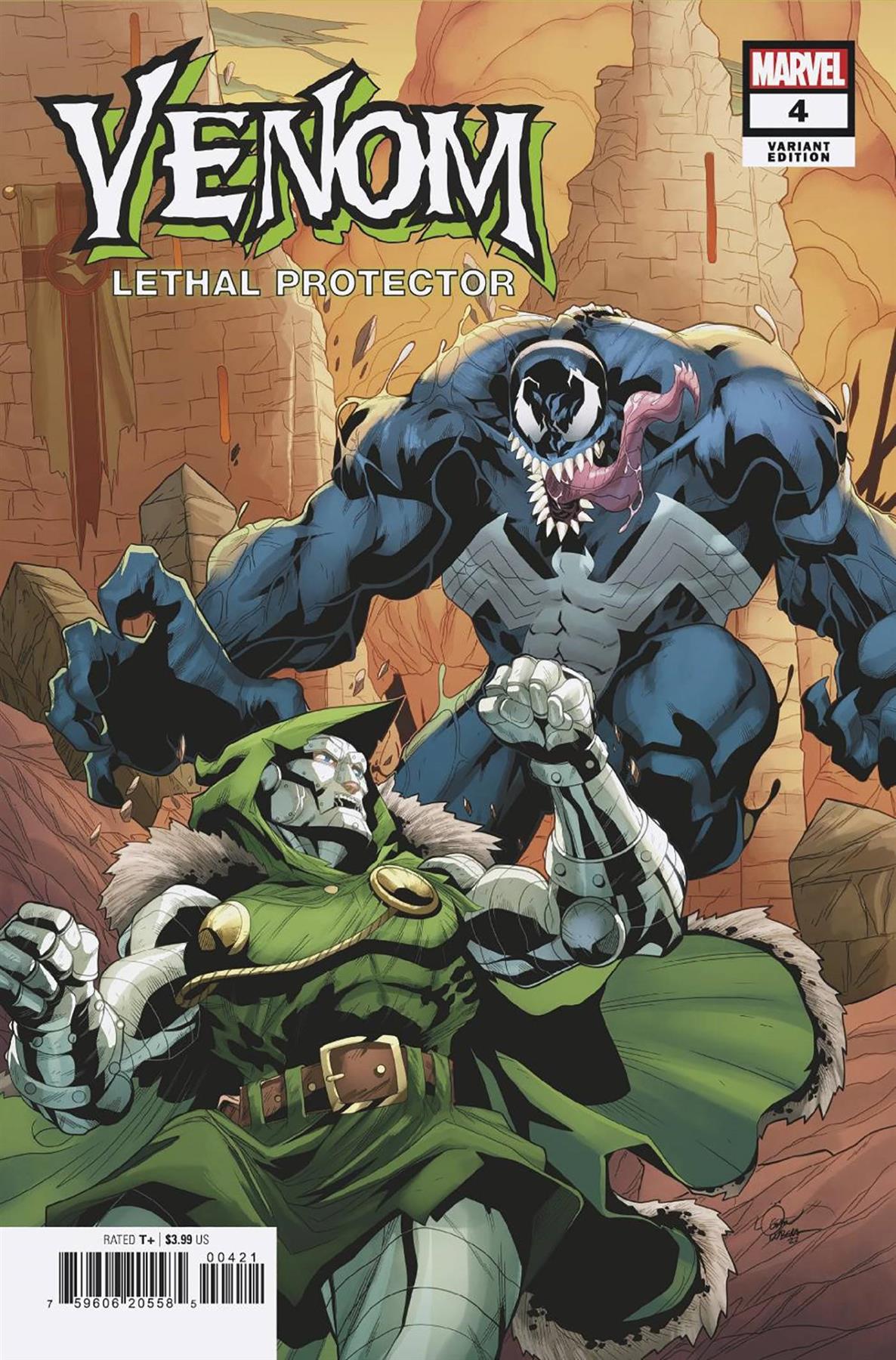 Venom Lethal Protector Ii #4 (Logan Lubera Var) Marvel Prh Comic Book 2023
