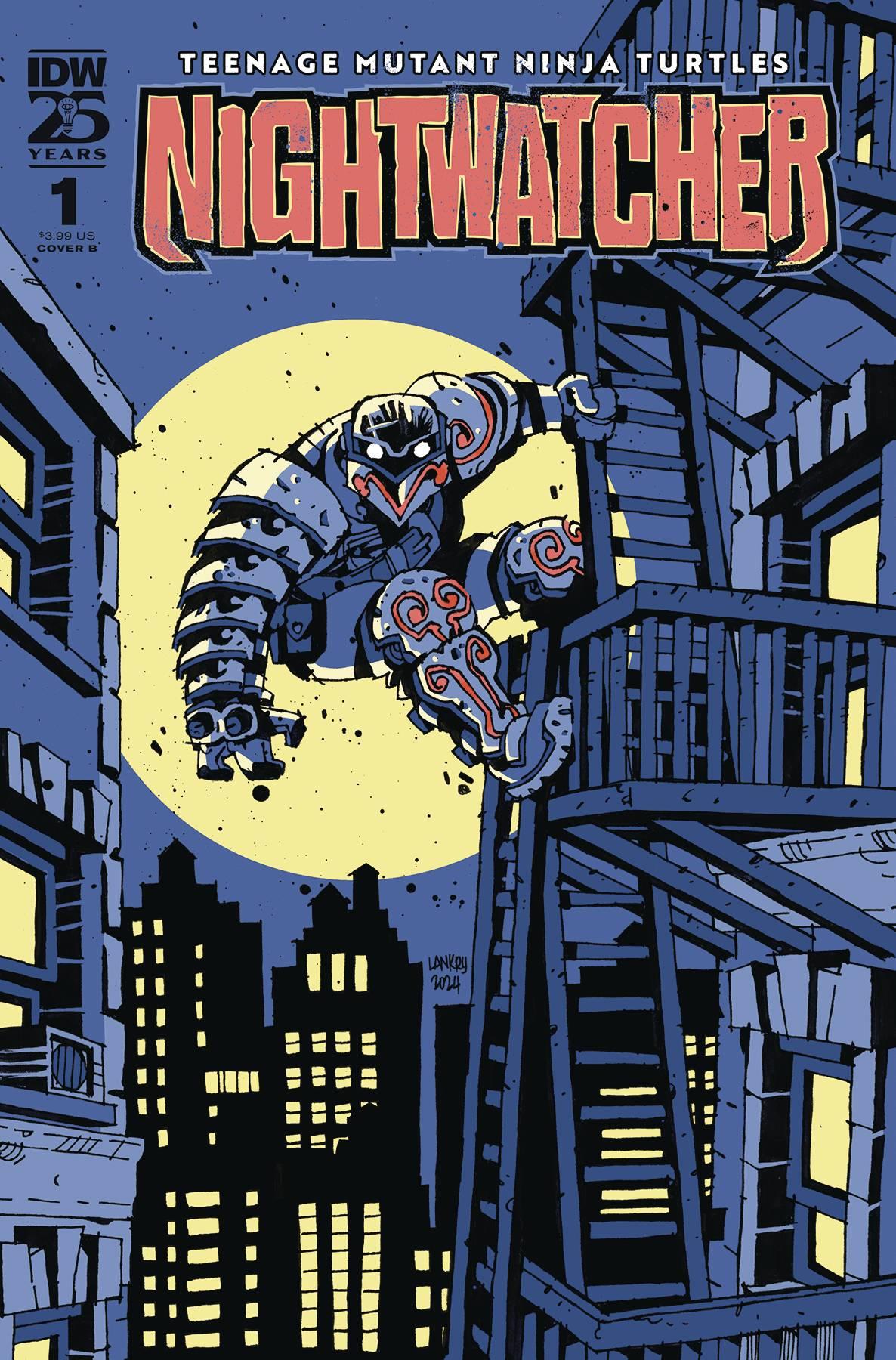 Teenage Mutant Ninja Turtles Nightwatcher #1 Cvr B Lankry Idw-prh Comic Book