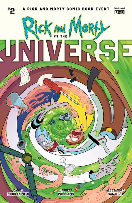 RICK AND MORTY VS THE UNIVERSE #2 (OF 4) CVR A DAVE BARDIN Oni Press Comic Book 2025