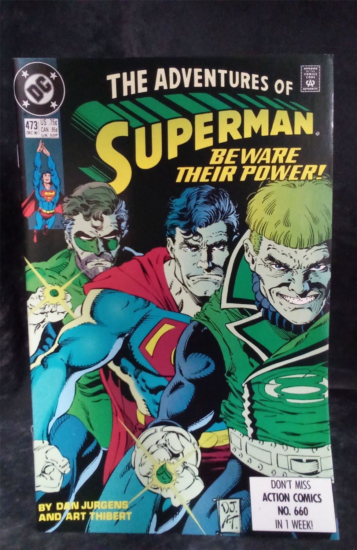 Adventures of Superman #473 Direct Edition 1990 DC Comics Comic Book