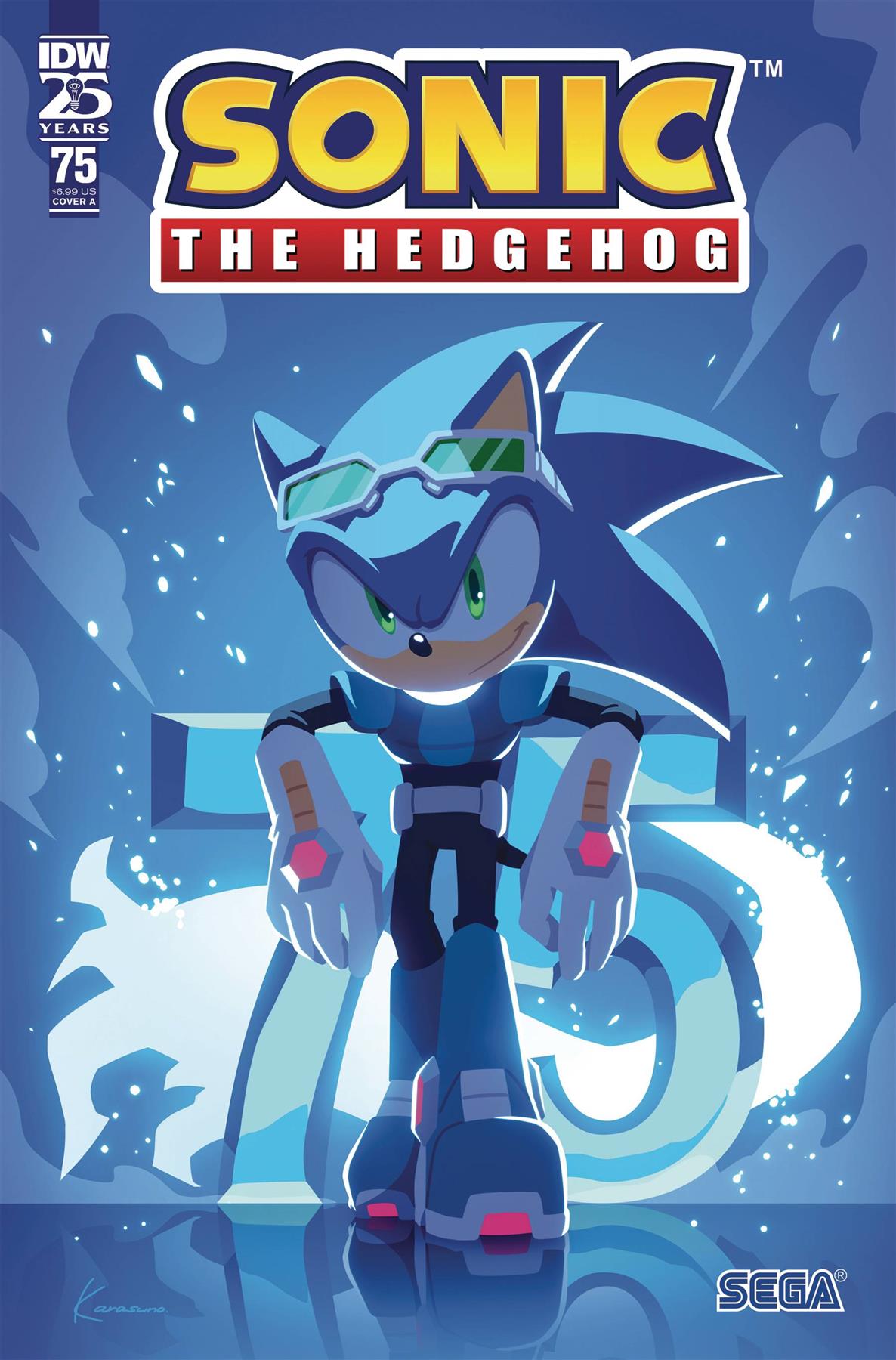 Sonic The Hedgehog #75 Cvr A Sonic Team Idw-prh Comic Book