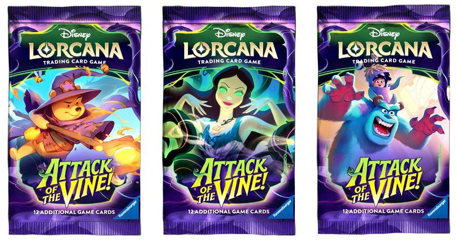 Disney Lorcana Attack of the Vine Booster Pack TCG By Ravensburger