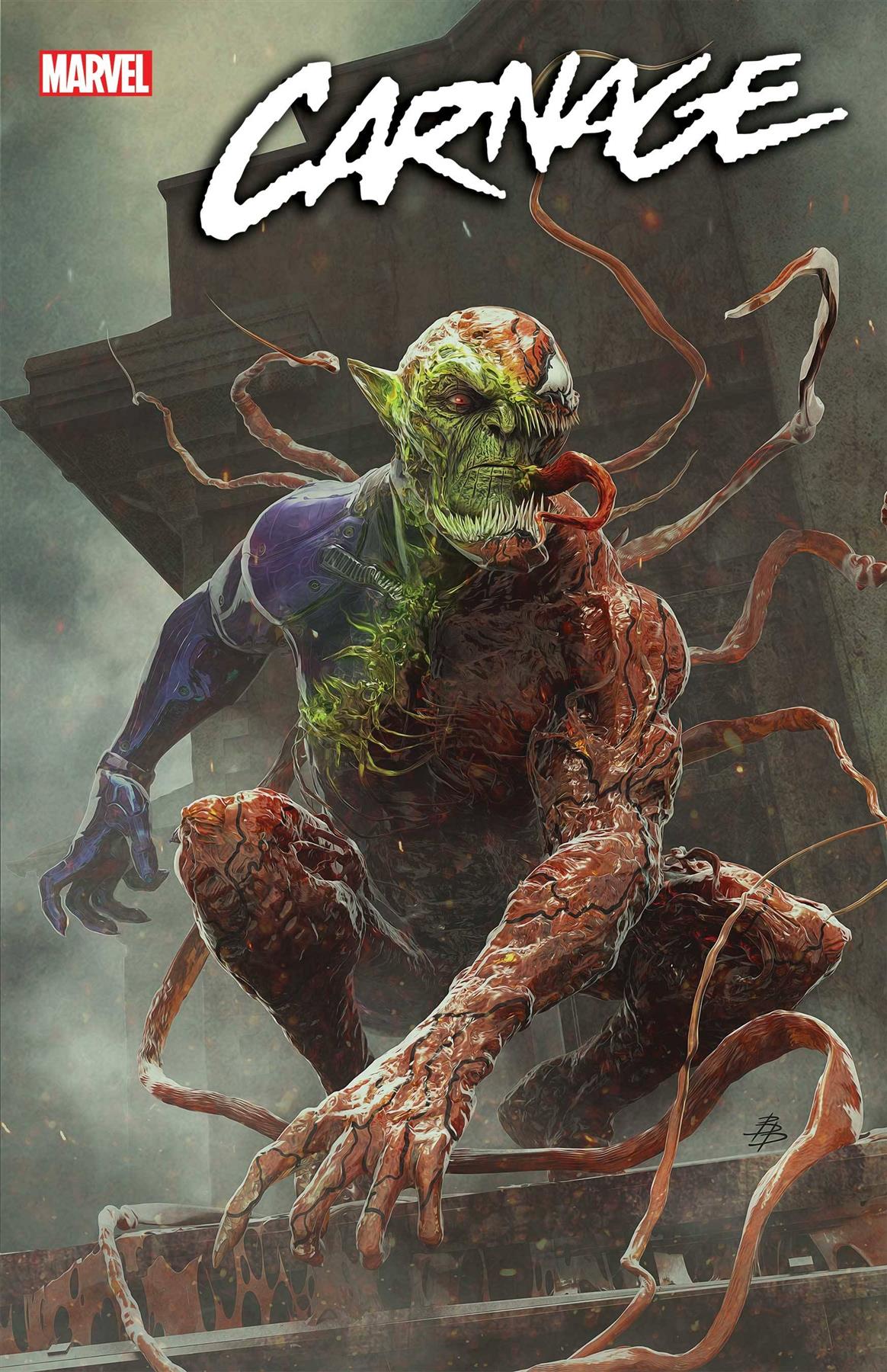 Carnage #3 Barends Skrull Var (Barends Skrull Var) Marvel Prh Comic Book 2022