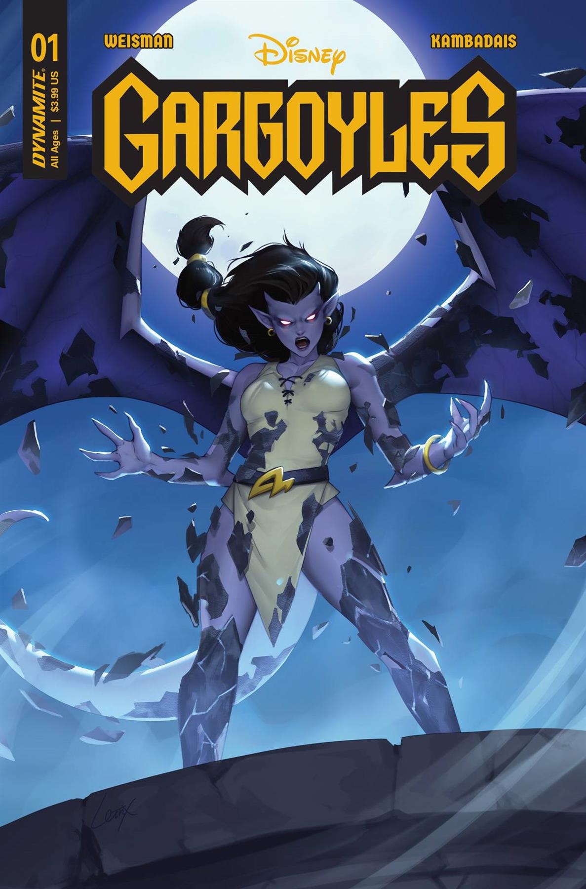 Gargoyles #1 Cvr D Leirix (Cvr D Leirix) Dynamite Comic Book 2022