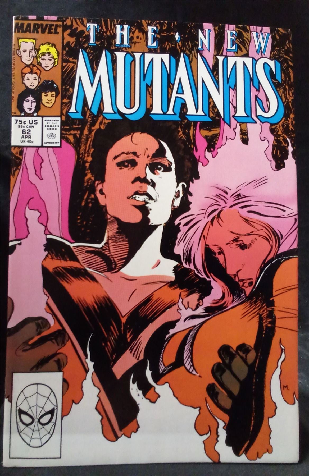 The New Mutants #62 1988 Marvel Comics Comic Book