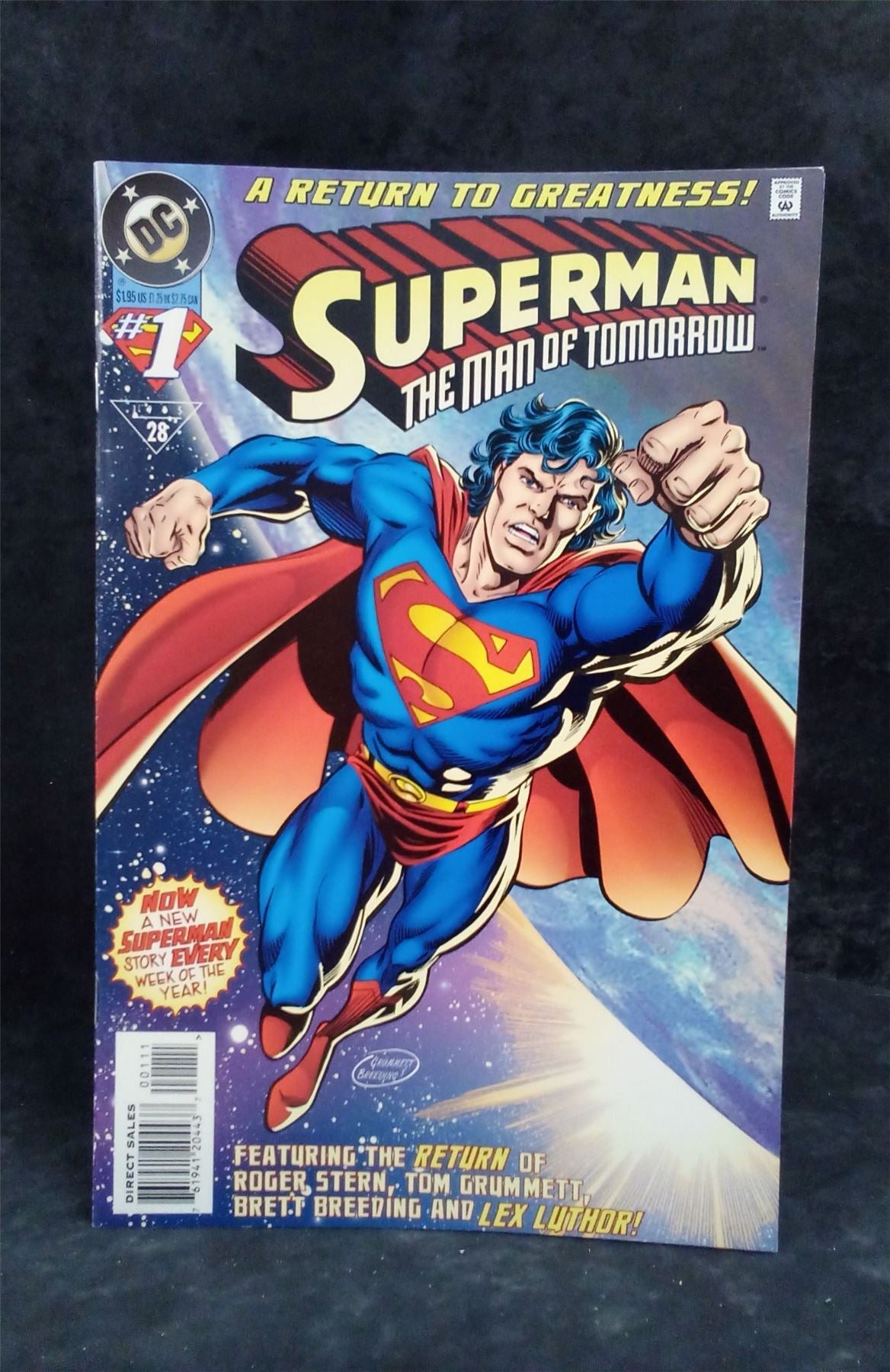 Superman: The Man of Tomorrow #1 1995 DC Comics Comic Book