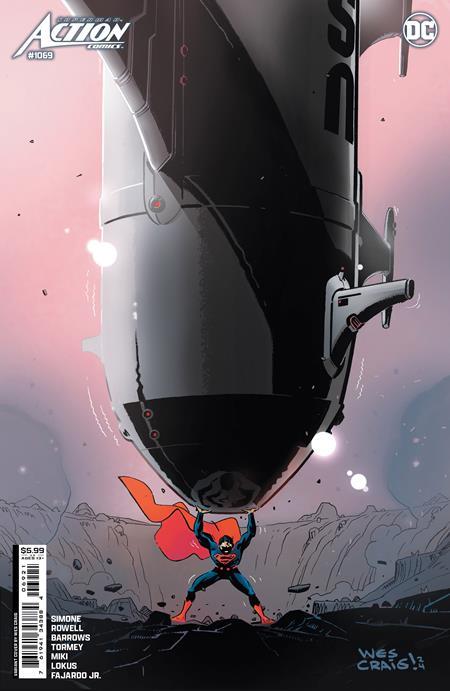 Action Comics #1069 Cvr B Wes Craig Card Stock Var DC Comics Comic Book