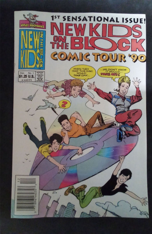New Kids On The Block Comics Tour '90/91 #1 1990 Harvey Comics Comic Book