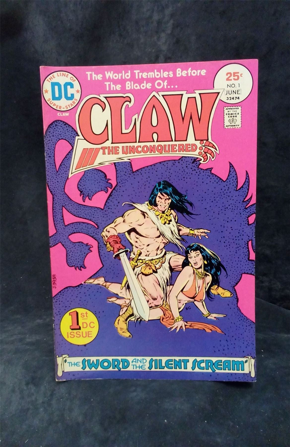 Claw the Unconquered #1 1975 DC Comics Comic Book