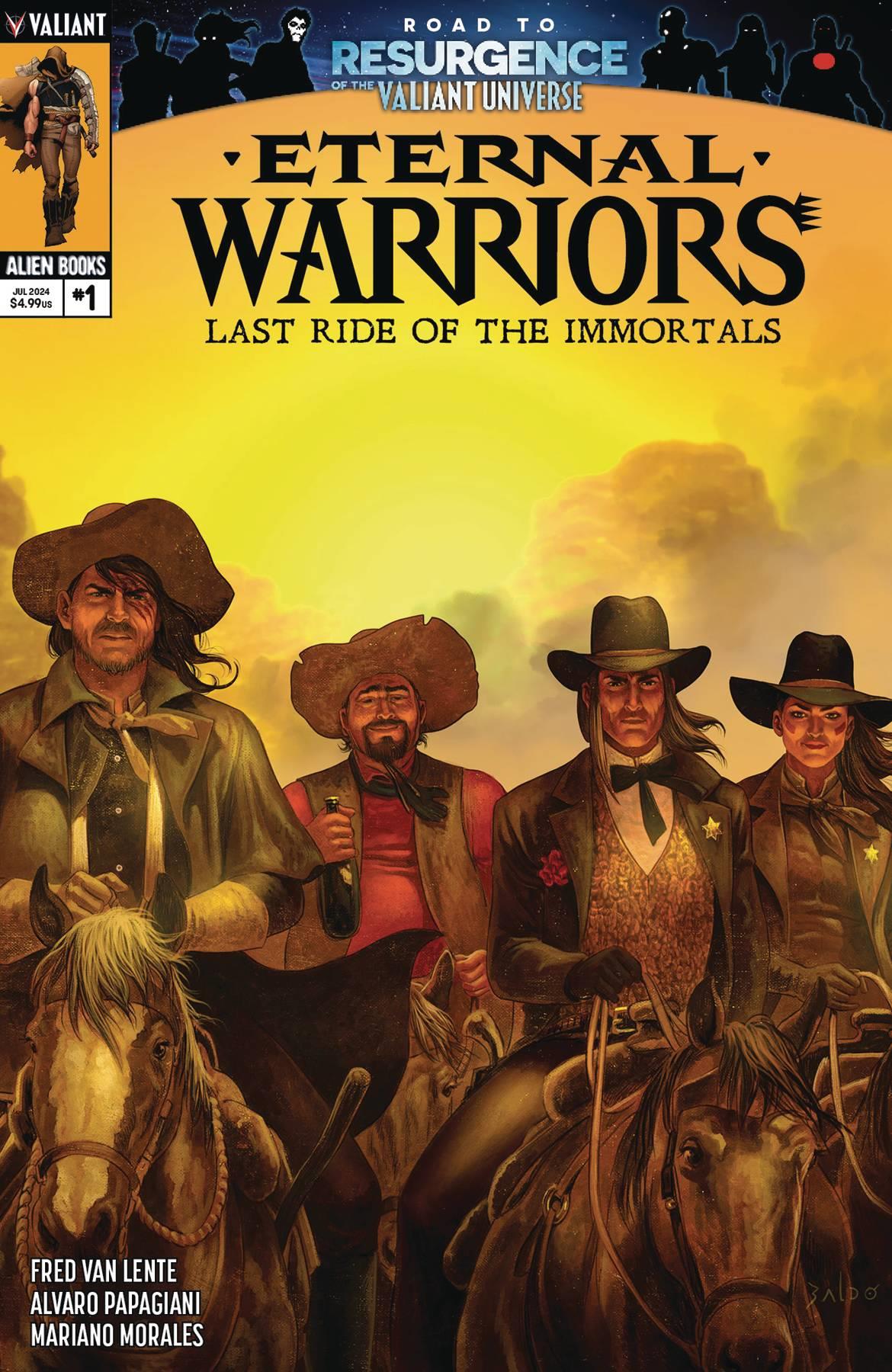 Eternal Warriors Last Ride Immortals #1 (of 2) Cvr A Baldo Valiant Comic Book
