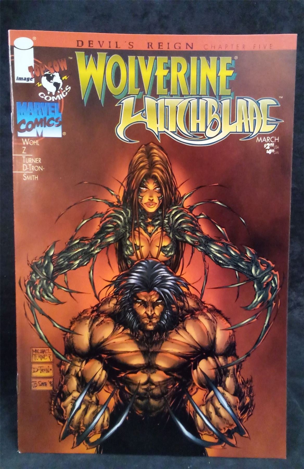 Wolverine / Witchblade Cover A 1997 Image Comics Comic Book