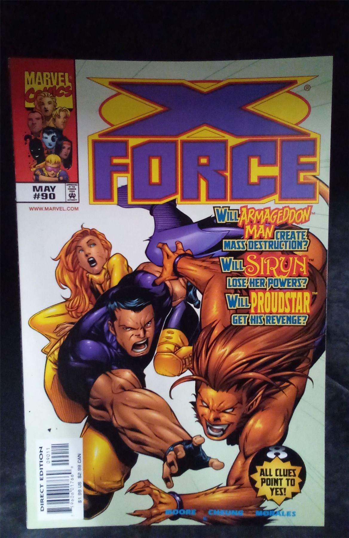 X-Force #90 1999 Marvel Comics Comic Book