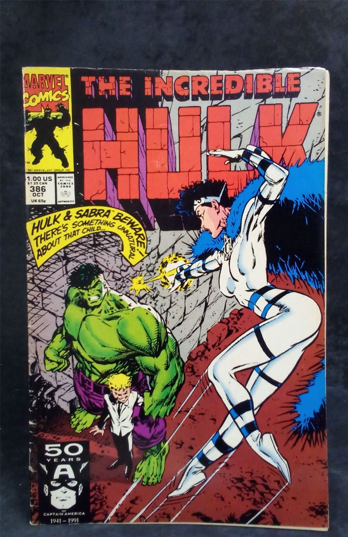The Incredible Hulk #386 1991 Marvel Comics Comic Book