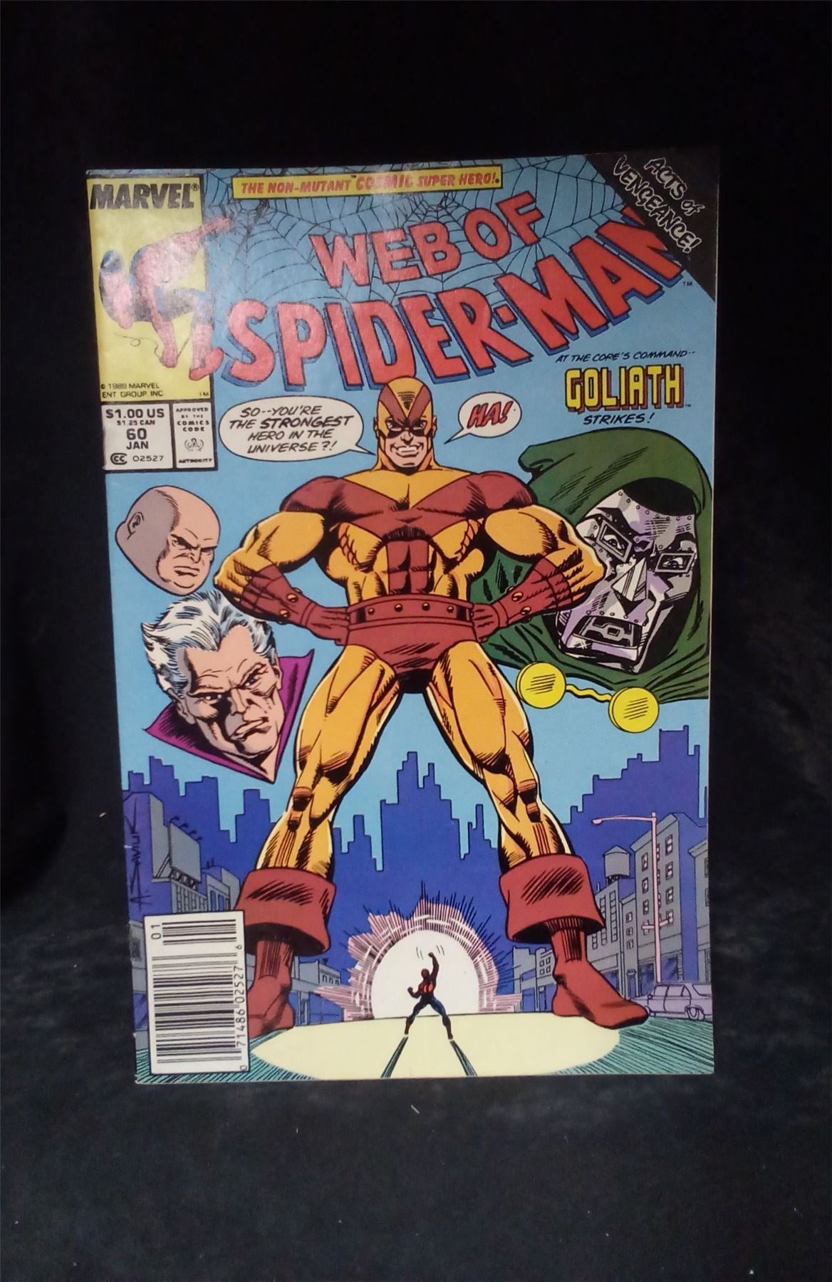 Web of Spider-Man #60 1990 Marvel Comics Comic Book