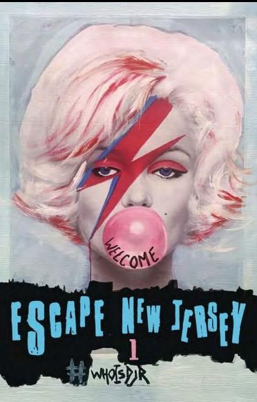 Escape from New Jersey #1 Alien Bombshell Variant Cover B High Vibrational Pirate Syndicate of Western New York Comic Book