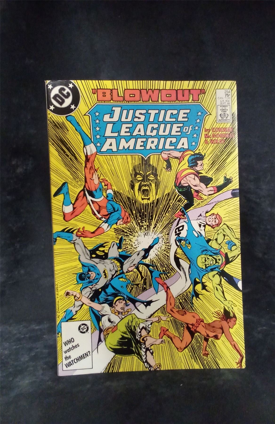 Justice League of America #254 Direct Edition 1986 DC Comics Comic Book