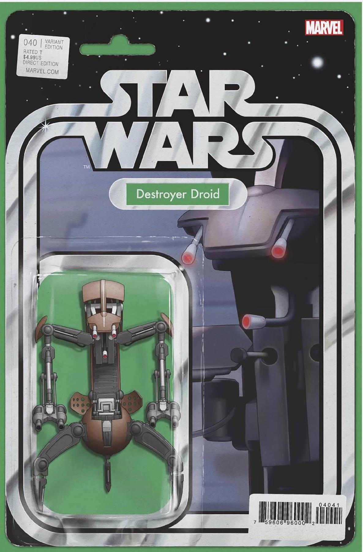 Star Wars #40 John Tyler Christopher Action Figure Var (John Tyler Christopher Action Figure Var) Marvel Prh Comic Book 2023