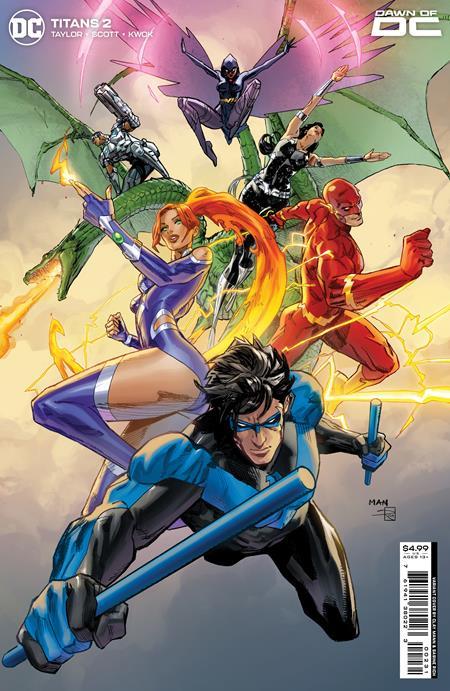 Titans #2 Cvr C Clay Mann Card Stock Var DC Comics Comic Book