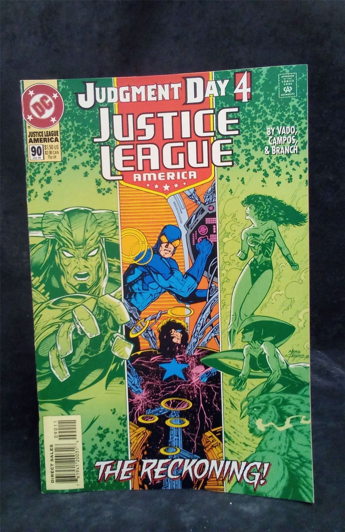 Justice League America #90 1994 DC Comics Comic Book