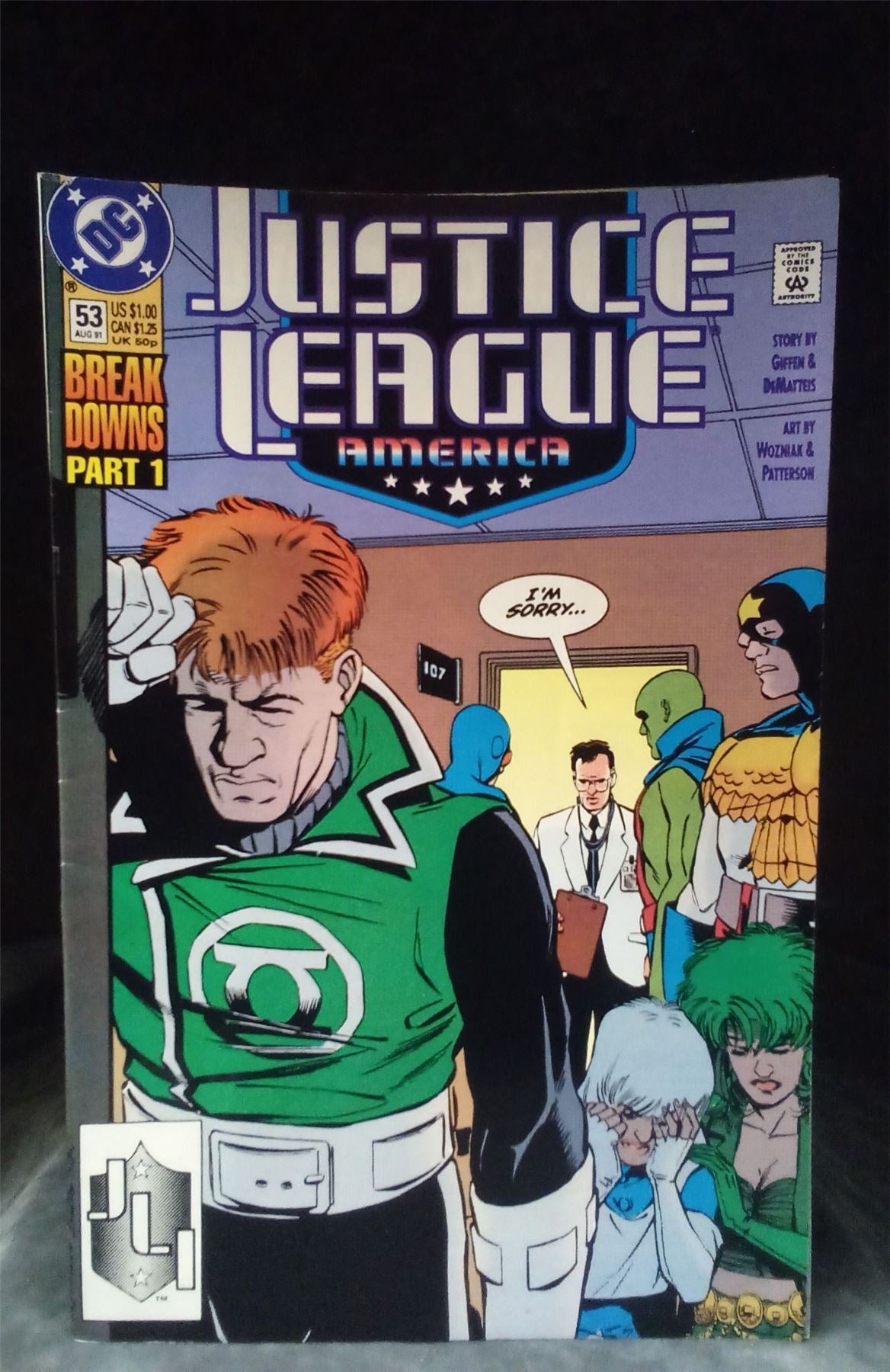 Justice League America #53 1991 DC Comics Comic Book