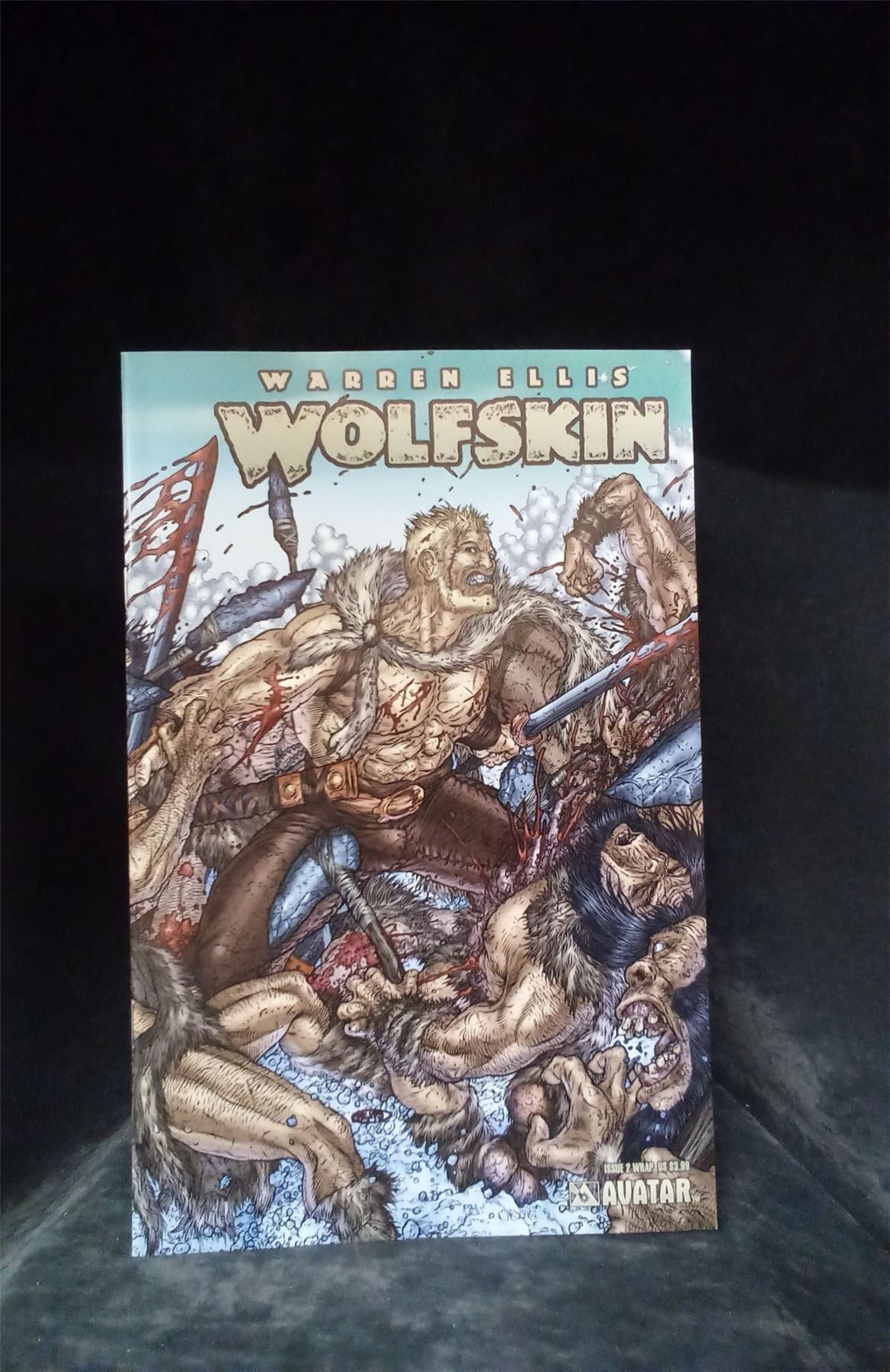 Warren Ellis Wolfskin #2 Wraparound Cover 2006 Avatar Press Comic Book