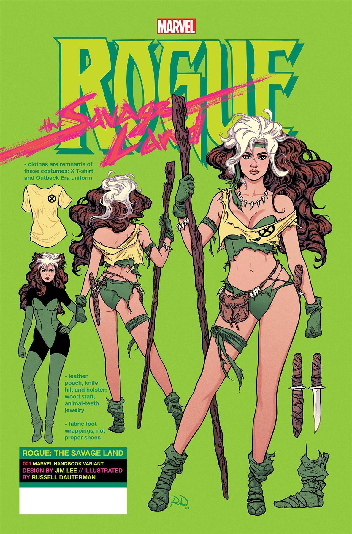 Rogue The Savage Land #1 Russell Dauterman Var Marvel Prh Comic Book 2025