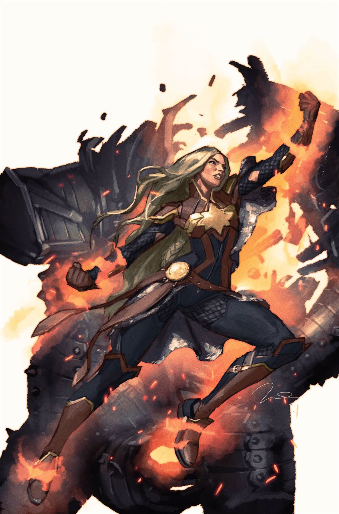 Captain Marvel #4 (Cho Asgardian Var) Marvel Comics Comic Book