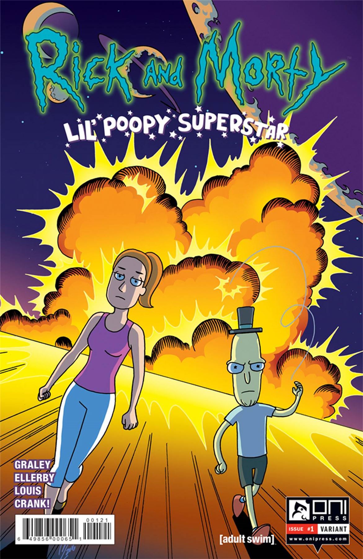 Rick & Morty Lil Poopy Superstar #1 (Incv Var Levens) Oni Press Inc. Comic Book