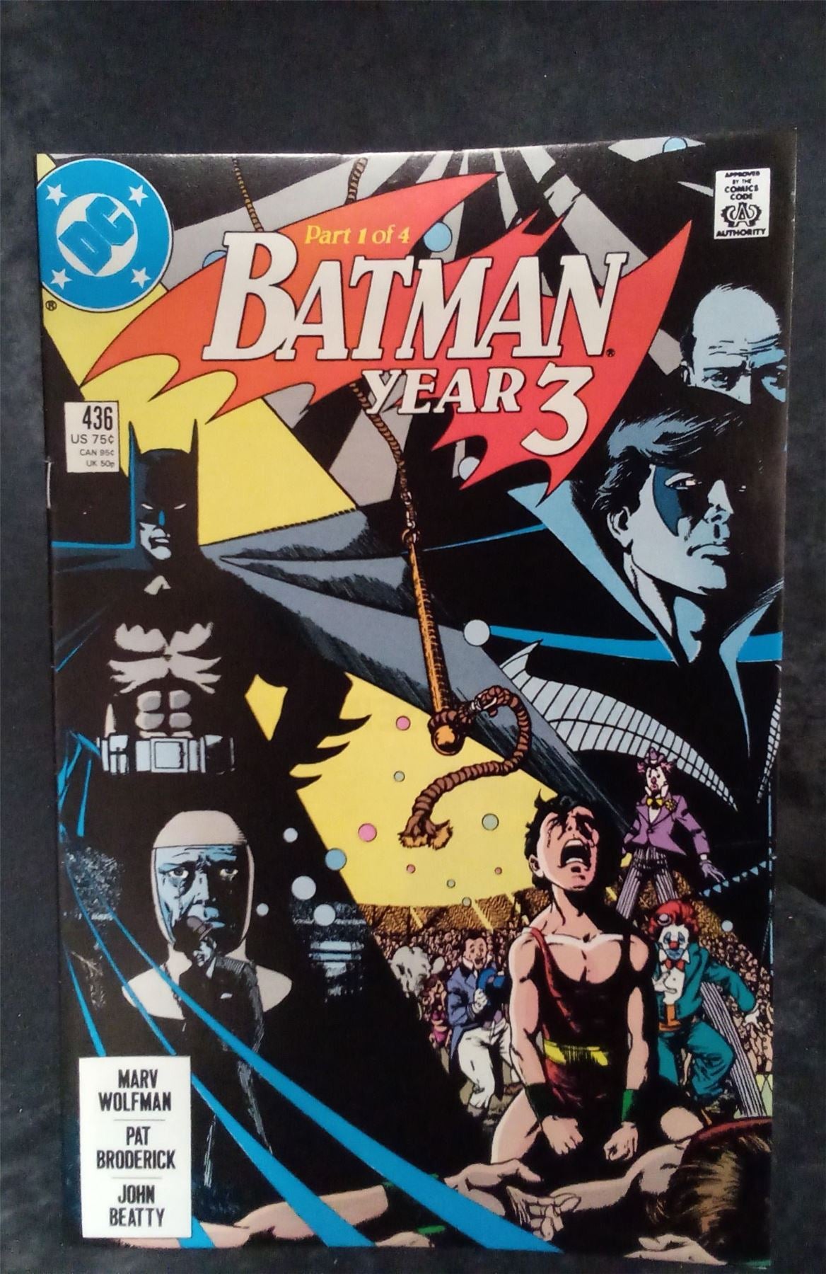 Batman #436 1989 DC Comics Comic Book