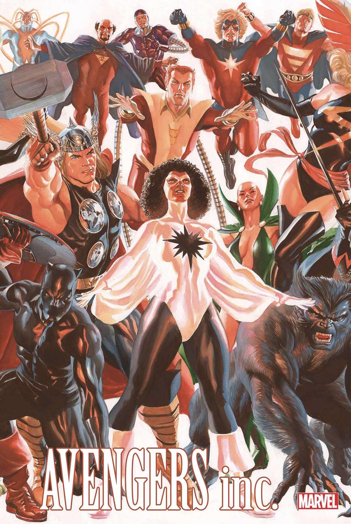 Avengers Inc #1 Alex Ross Connect Avengers Part C Var (Alex Ross Connect Avengers Part C Var) Marvel Prh Comic Book 2023