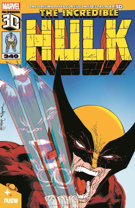 Incredible Hulk #340 3d Edition Pan-Universal Galactic Comic Book