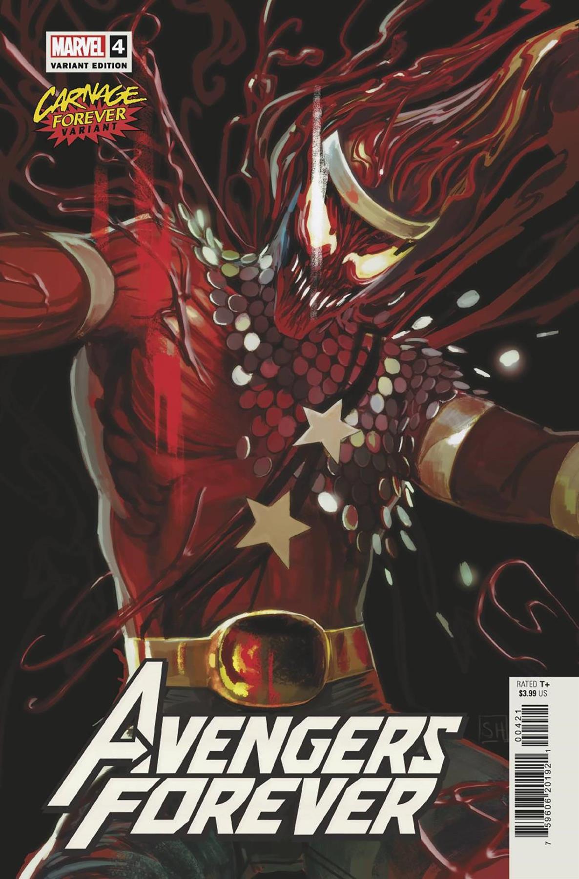 Avengers Forever #4 Hans Carnage Forever Var (Hans Carnage Forever Var) Marvel Prh Comic Book 2022