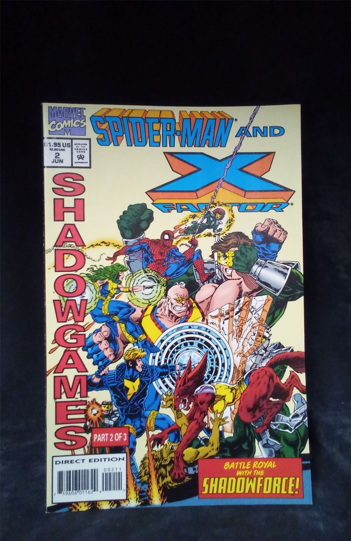 Spider-Man and X-Factor: Shadowgames #2 1994 Marvel Comics Comic Book
