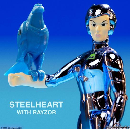 SilverHawks ReAction Figures Wave 01 Steelheart (Toy Version) by Super7