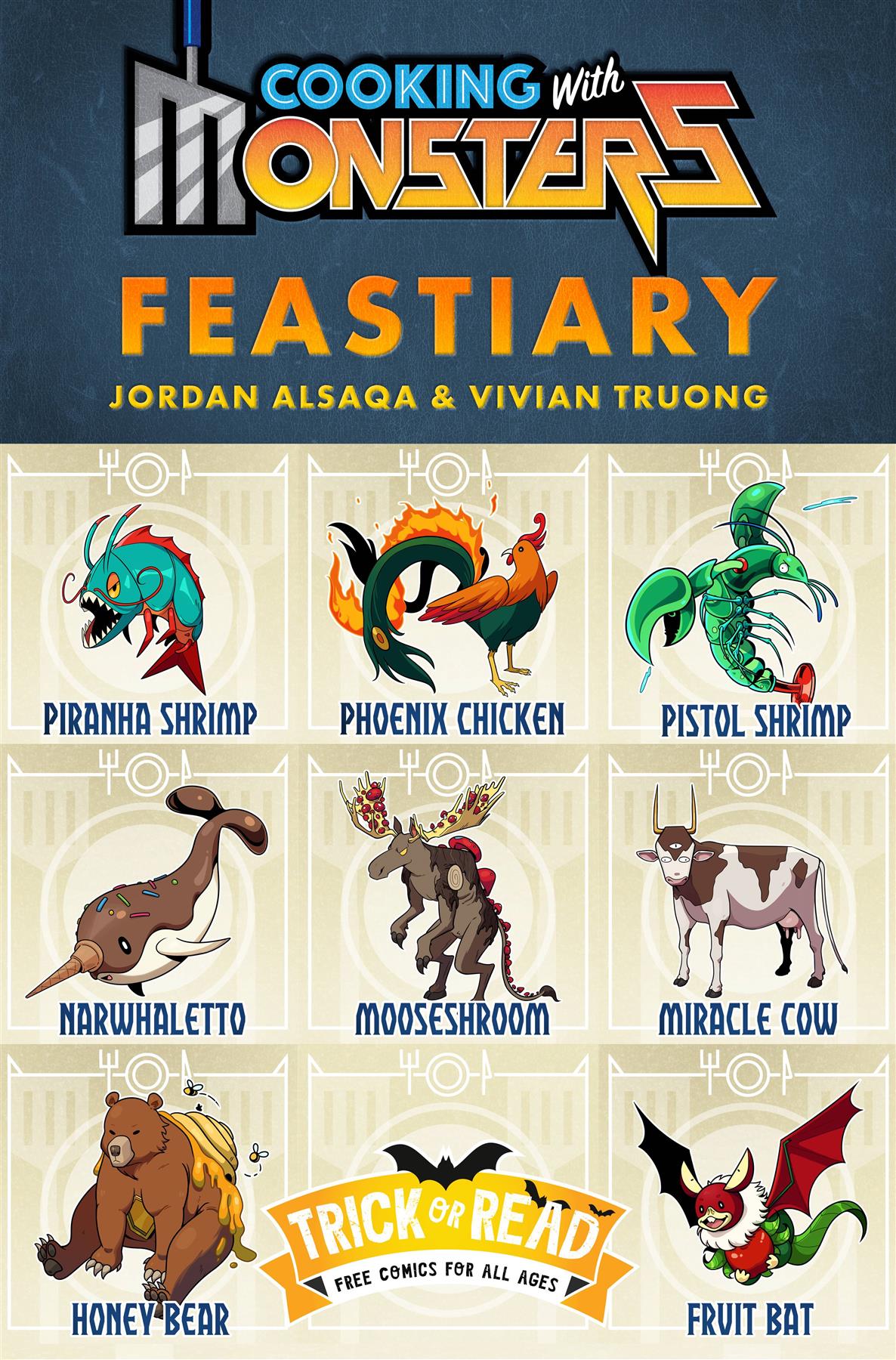 Cooking With Monsters Feastiary Trick Or Read 2023 (bundle O Idw-prh Comic Book